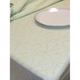  Fanny t – zöld Teflonos asztalterítő anyag